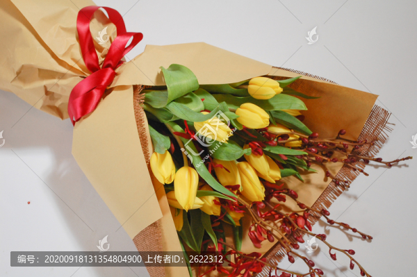 手捧花
