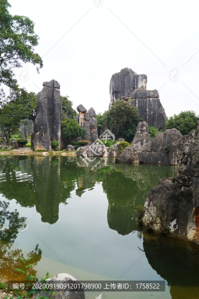 昆明小石林風(fēng)景