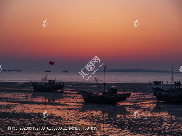 青島周戈莊海上日出