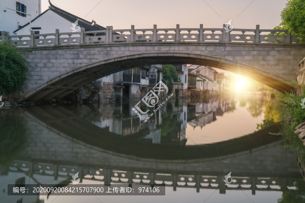 中國(guó)蘇州怡莊古鎮(zhèn)建筑和旅游風(fēng)光