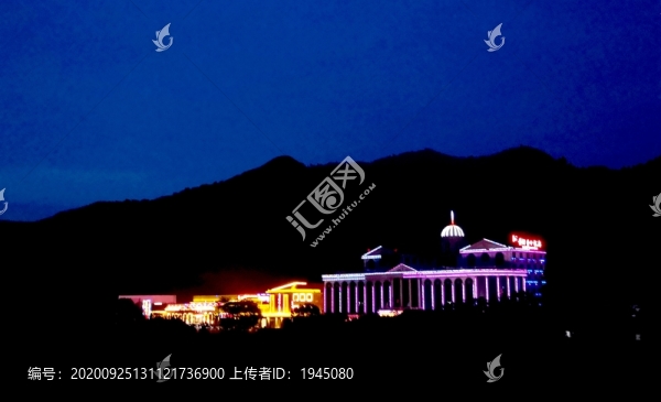 夜景建筑燈光