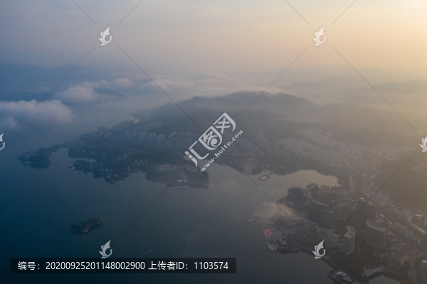 無人機航拍杭州千島湖089