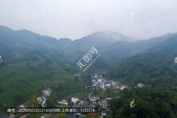 無人機(jī)航拍杭州龍井村01