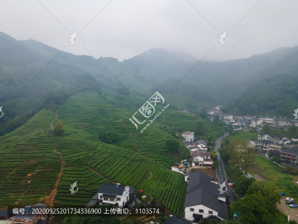 無人機(jī)航拍杭州龍井村47