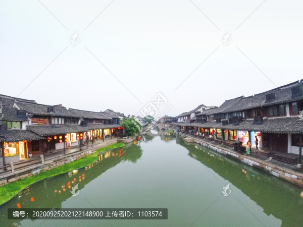 航拍西塘西塘古鎮(zhèn)94