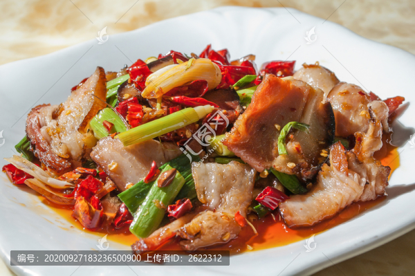 大蒜炒臘肉