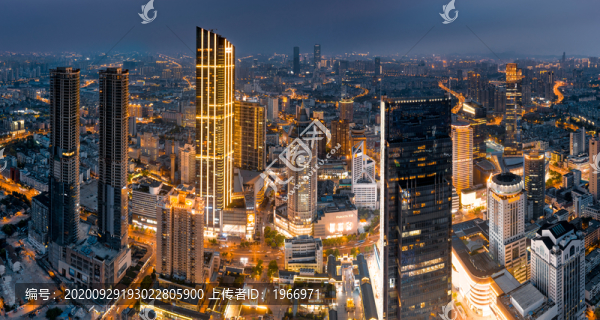 無錫城市CBD夜景