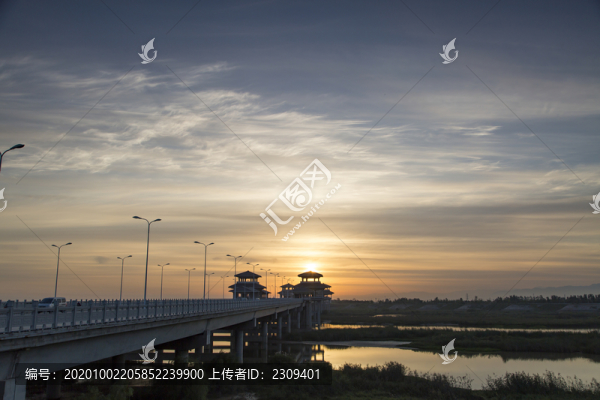灞渭橋日出