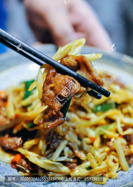 竹筍肉片