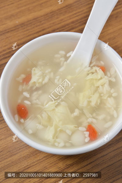 米花蛋湯