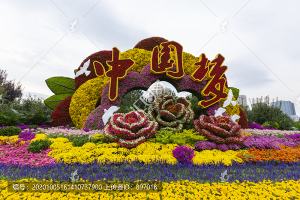 中國夢花壇
