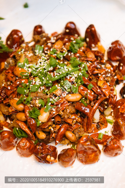 香辣肉粒