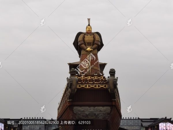 漢武帝雕像
