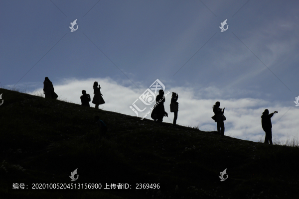 悠閑地游客
