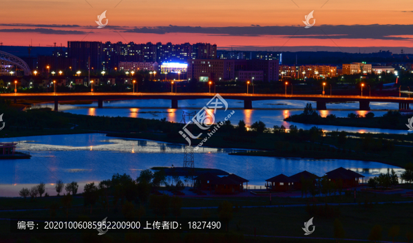 海拉爾夜景