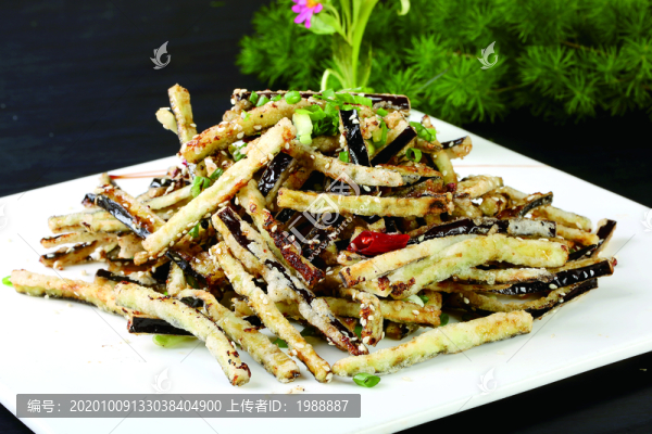 脆皮茄子條