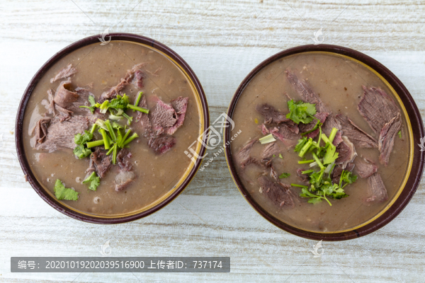 山東省臨沂地區(qū)地方小吃牛肉糝