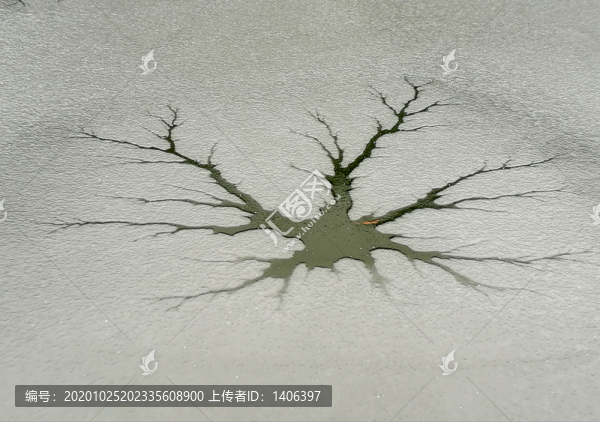 冰凍水面紋理