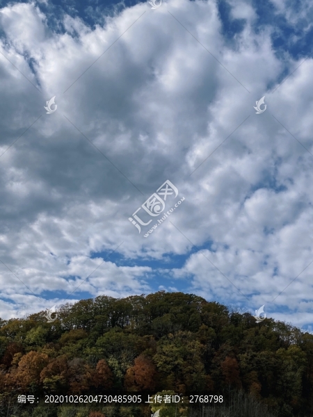 山秋景