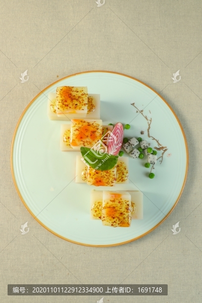 山藥木瓜凍