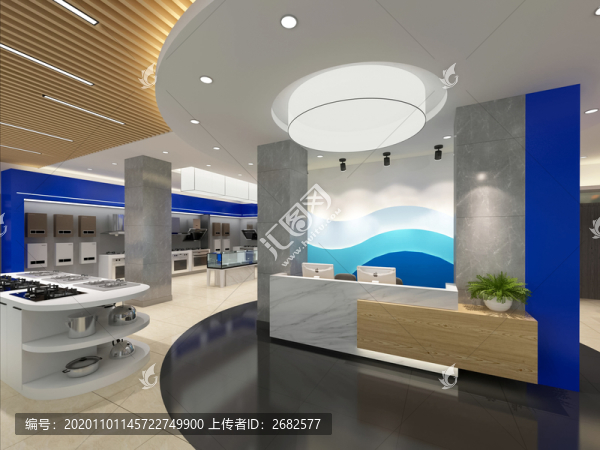 熱水器廚具專賣店效果圖
