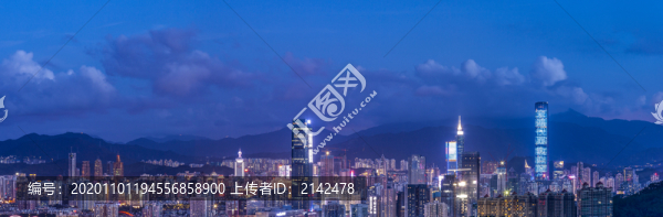 深圳羅湖全景圖