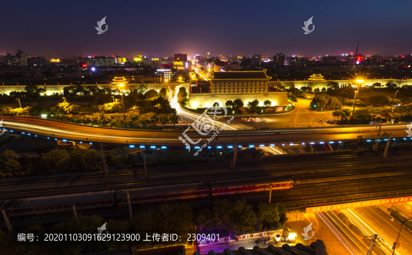 安遠(yuǎn)門(mén)夜景