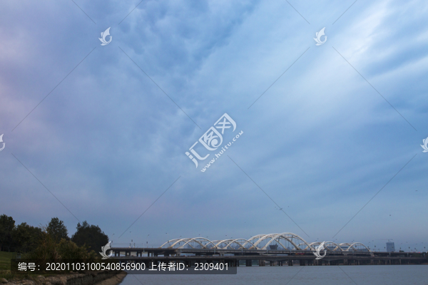 灞河晨曦