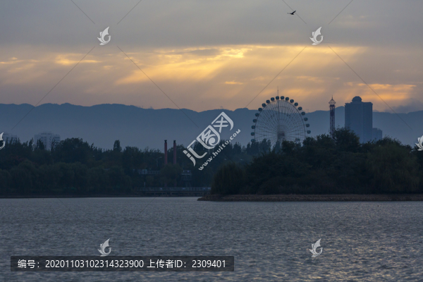 灞河晨曦