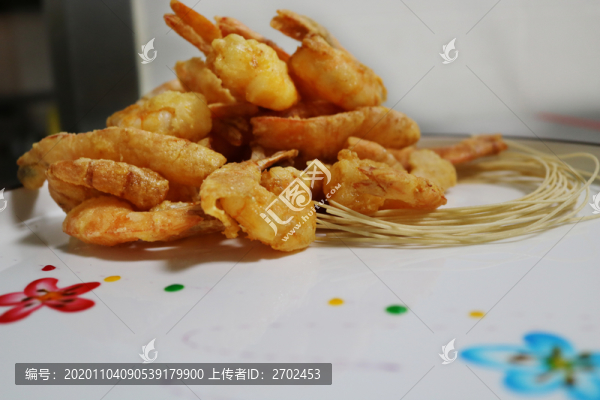 脆皮開口蝦