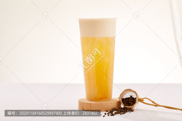 毛尖茉莉奶蓋