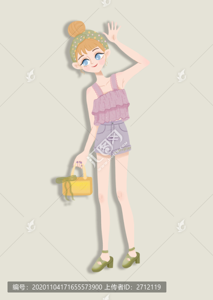 少女風格人物