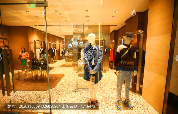 奢侈品店櫥窗展示