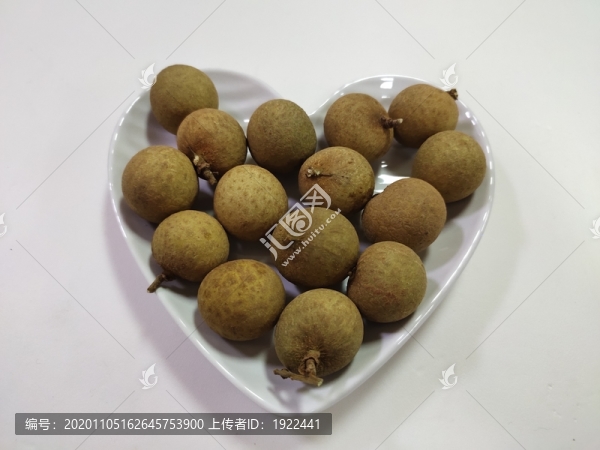 桂圓愛心果盆
