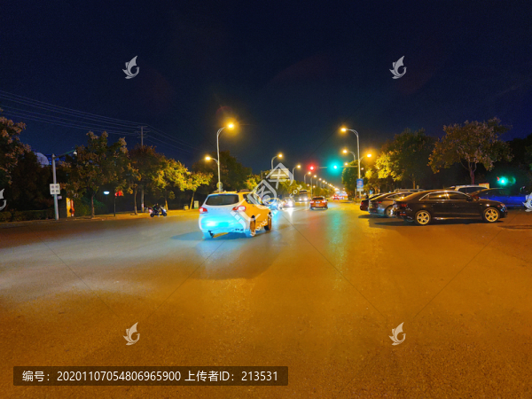 馬路夜景