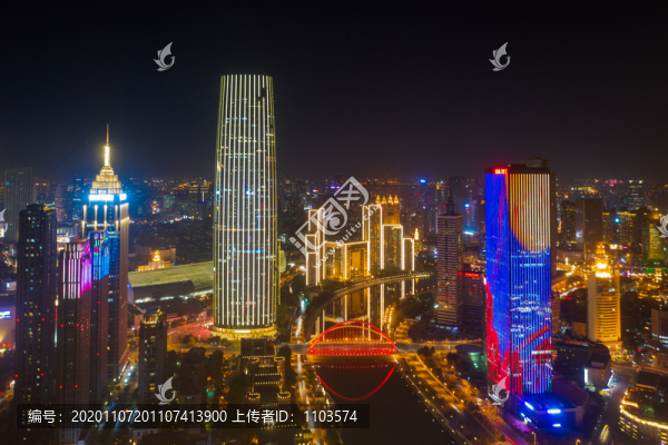 天津津灣廣場夜景13