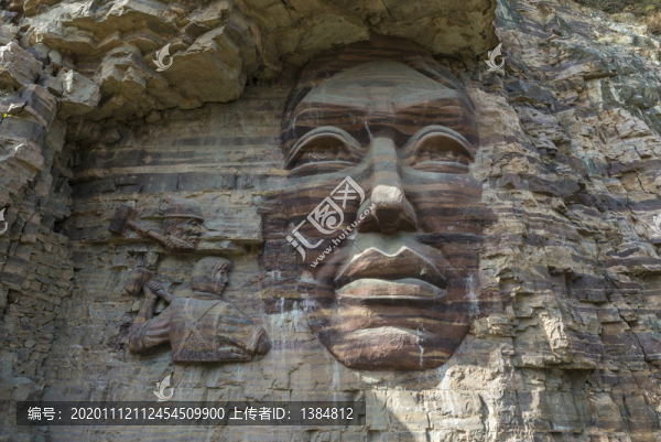 河南林州人工天河風(fēng)景區(qū)雕塑