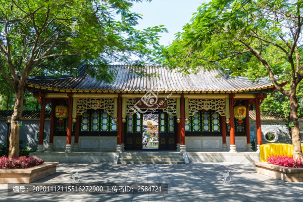 順德順峰山公園仿古建筑粵劇大觀