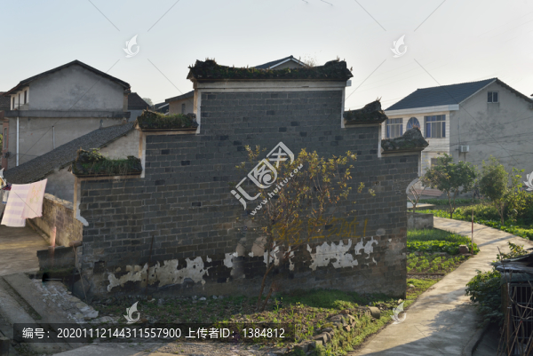明清古磚墻