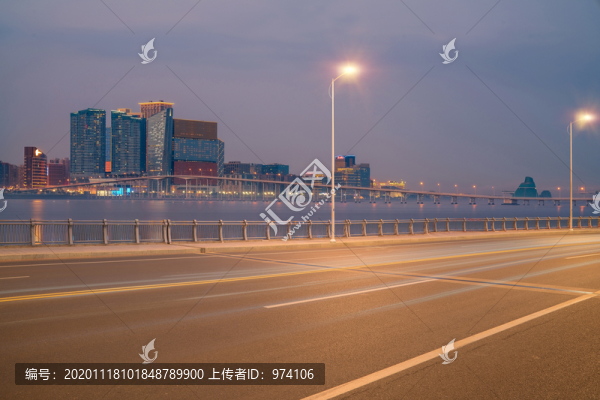 中國(guó)澳門城市建筑天際線道路交通