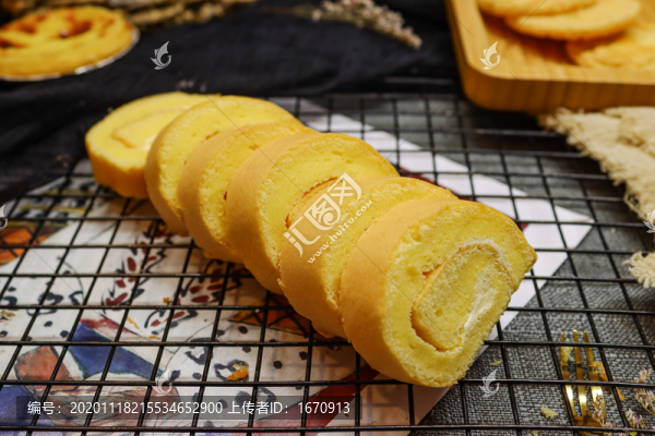 奶黃蛋卷
