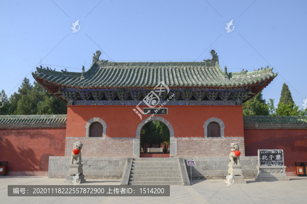 比干廟山門