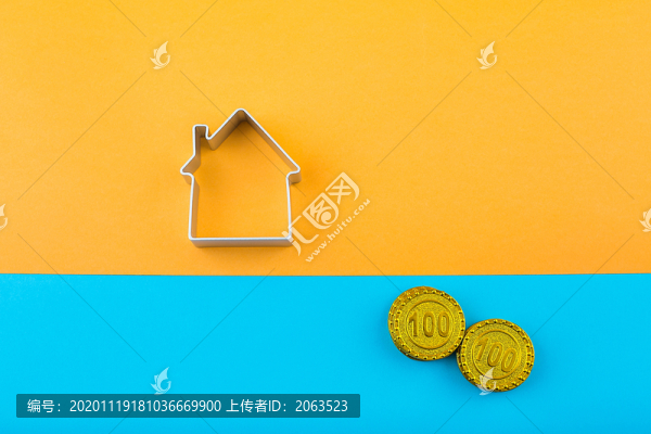 微距拍攝房地產(chǎn)概念創(chuàng)意圖片