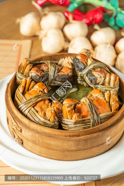 清蒸大閘蟹