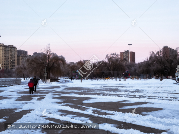 雪后廣場