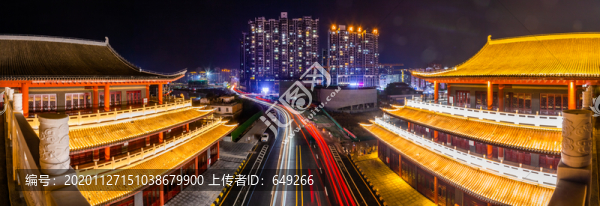 廊橋車流