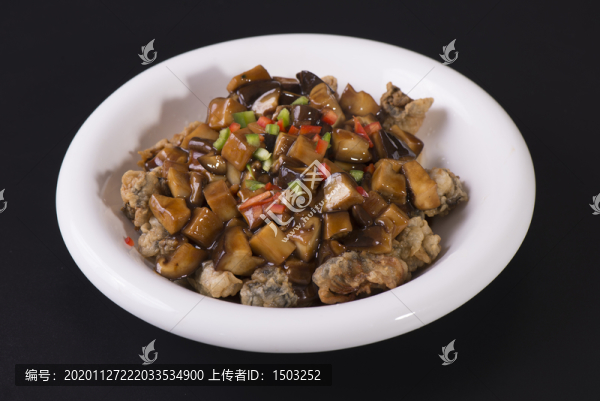 蘑菇燒牡蠣