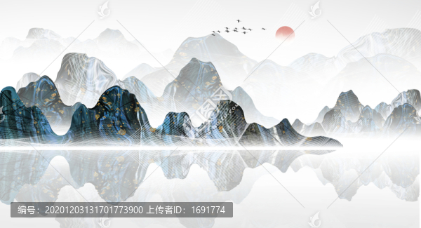 新中式山水