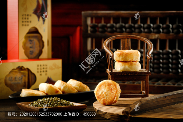 泉州晉江正宗綠豆餅可換標(biāo)志