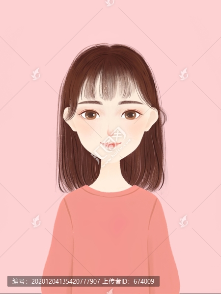 手繪頭像